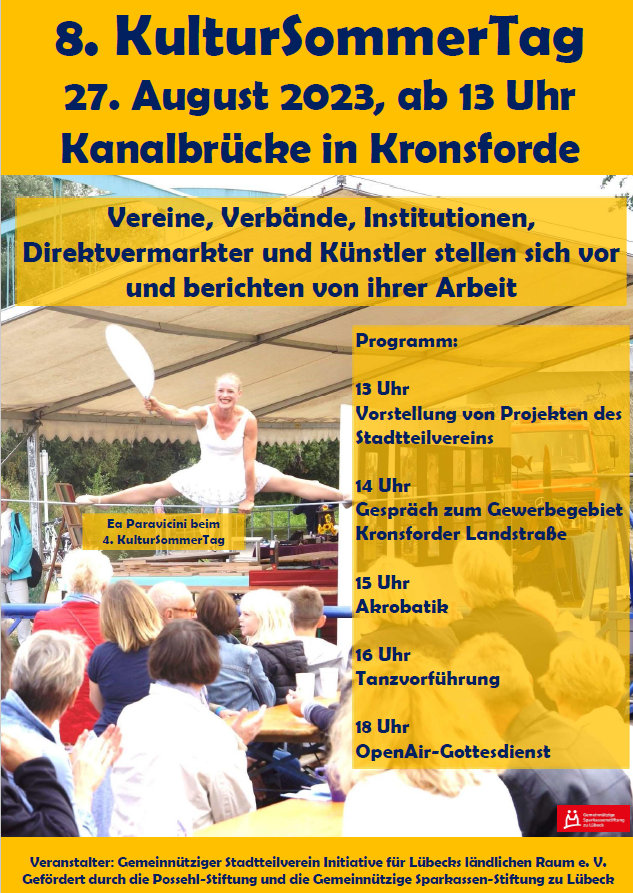 You are currently viewing KulturSommerTag am Kanal in Kronsforde am 27. August 2023